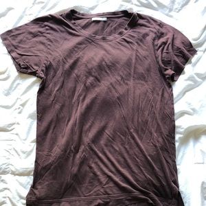 John Elliot burgundy t shirt
